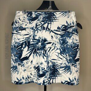 S.C.&CO. Blue and White Skort